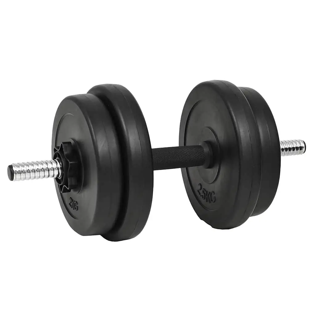14-Piece 20kg Dumbbell Set with Spinlock Collars