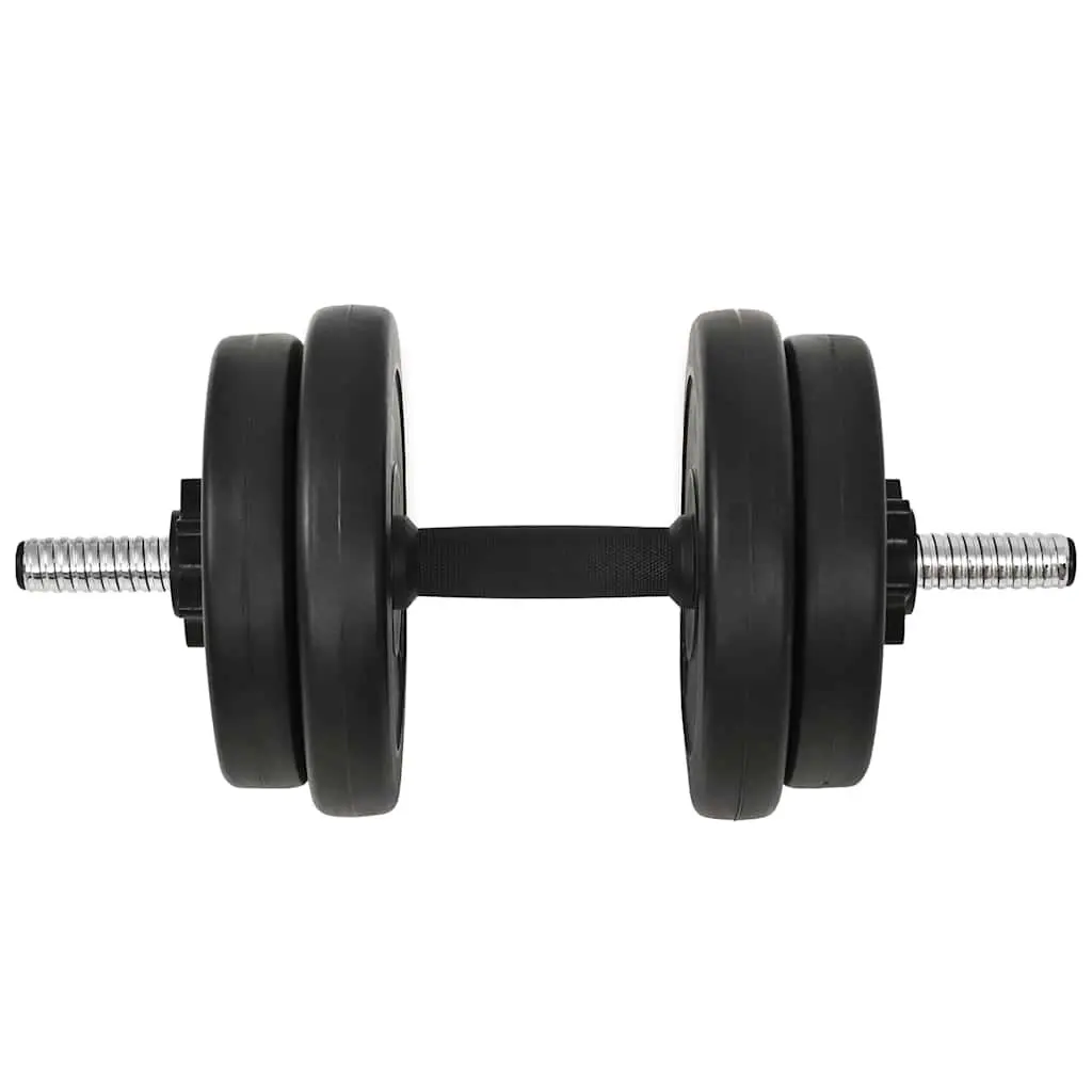 14-Piece 20kg Dumbbell Set with Spinlock Collars