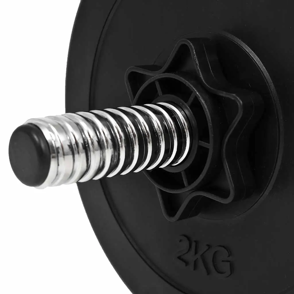 14-Piece 20kg Dumbbell Set with Spinlock Collars