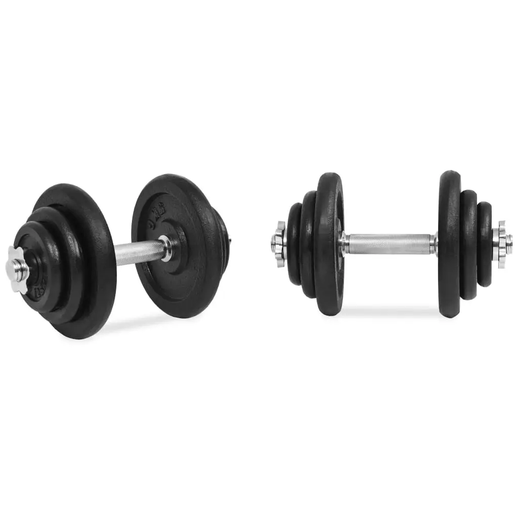 Cast Iron 40kg Dumbbell Set for Home Workouts