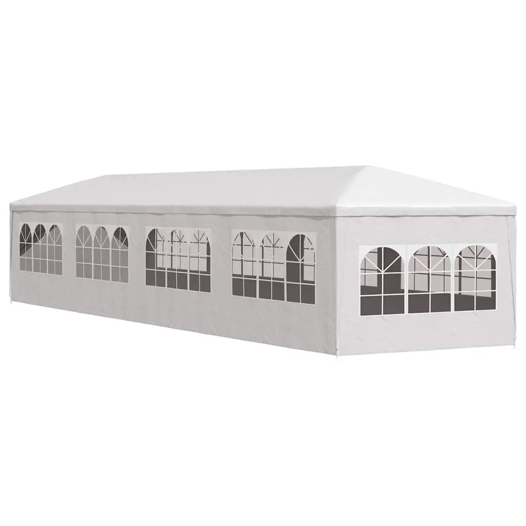 Garden Marquee Polyethylene 3x12m White