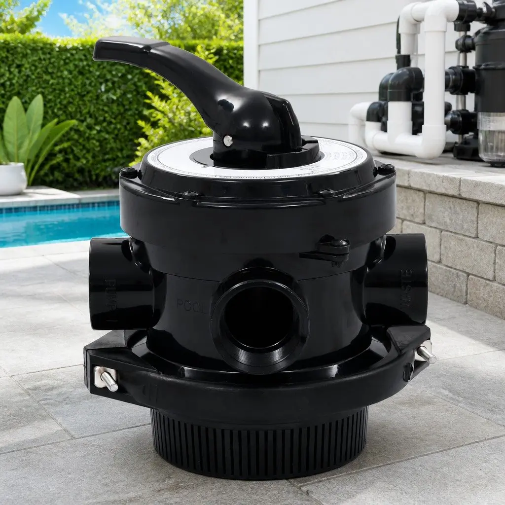 Multiport Valve for Sand Filter 1.5" 4-Way Top Mount