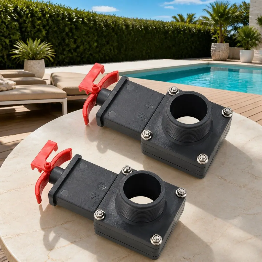 Pool Gate Valve Set with Locking Clips