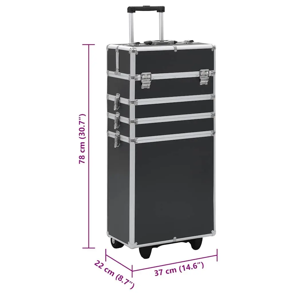 4 Tier Make-up Trolley with Extendable Trays