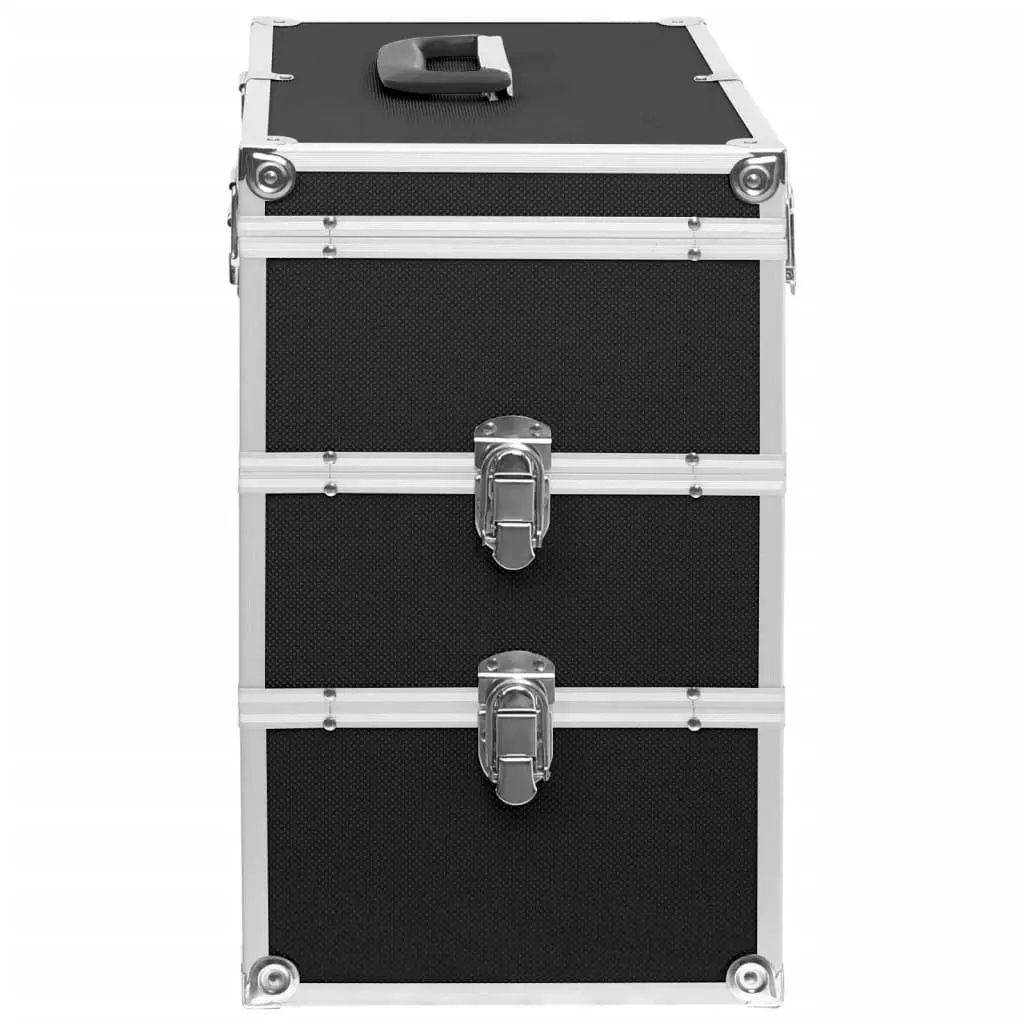 Cosmetics Organizer Black Vanity Box 37x24x40 cm