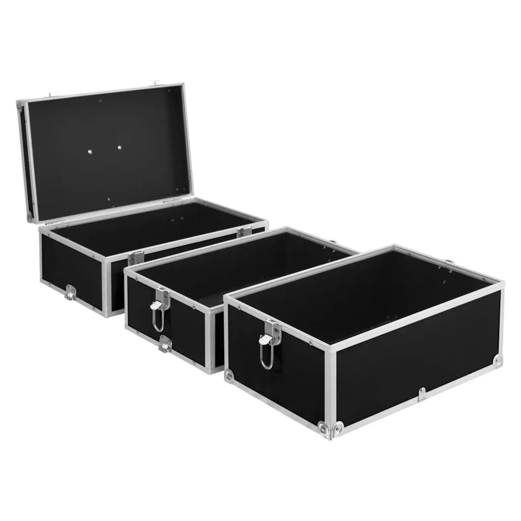 Cosmetics Organizer Black Vanity Box 37x24x40 cm