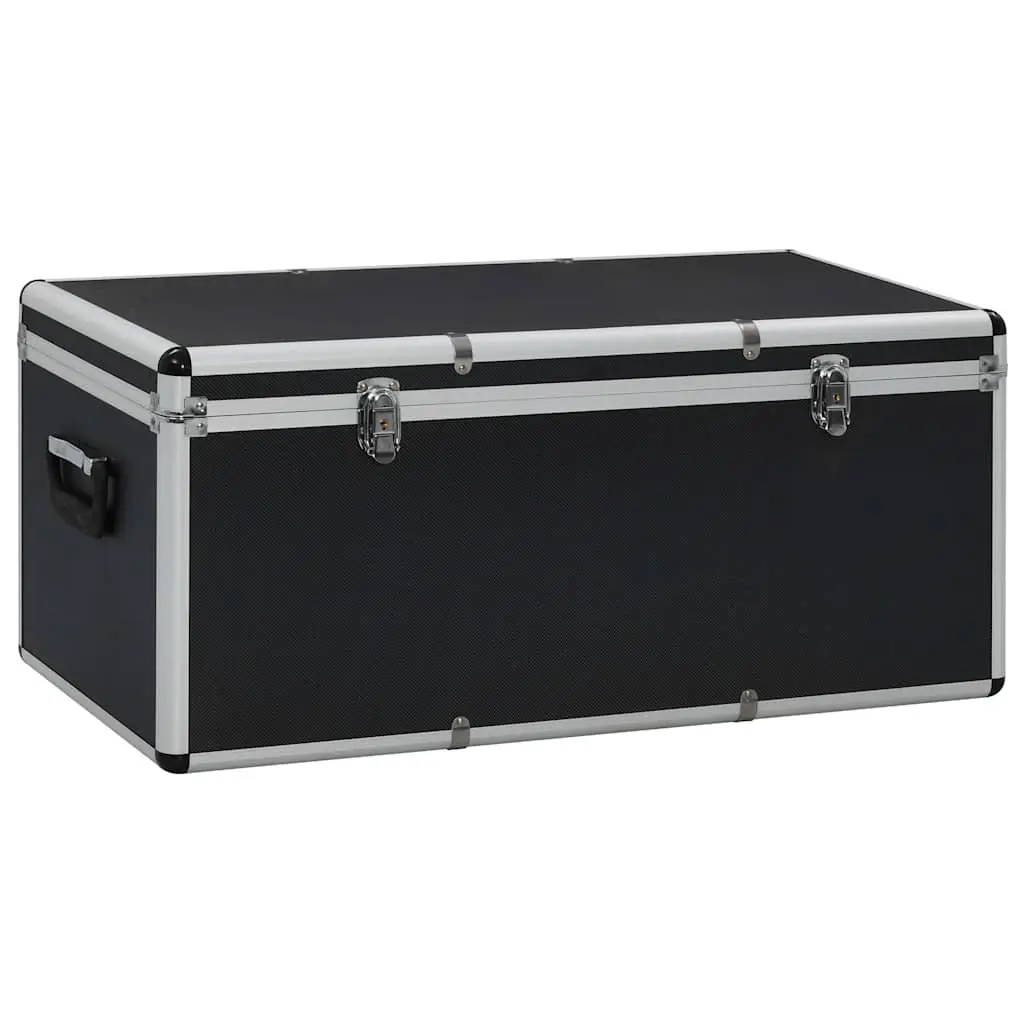 3-Piece Portable Black Aluminium Tool Storage Set