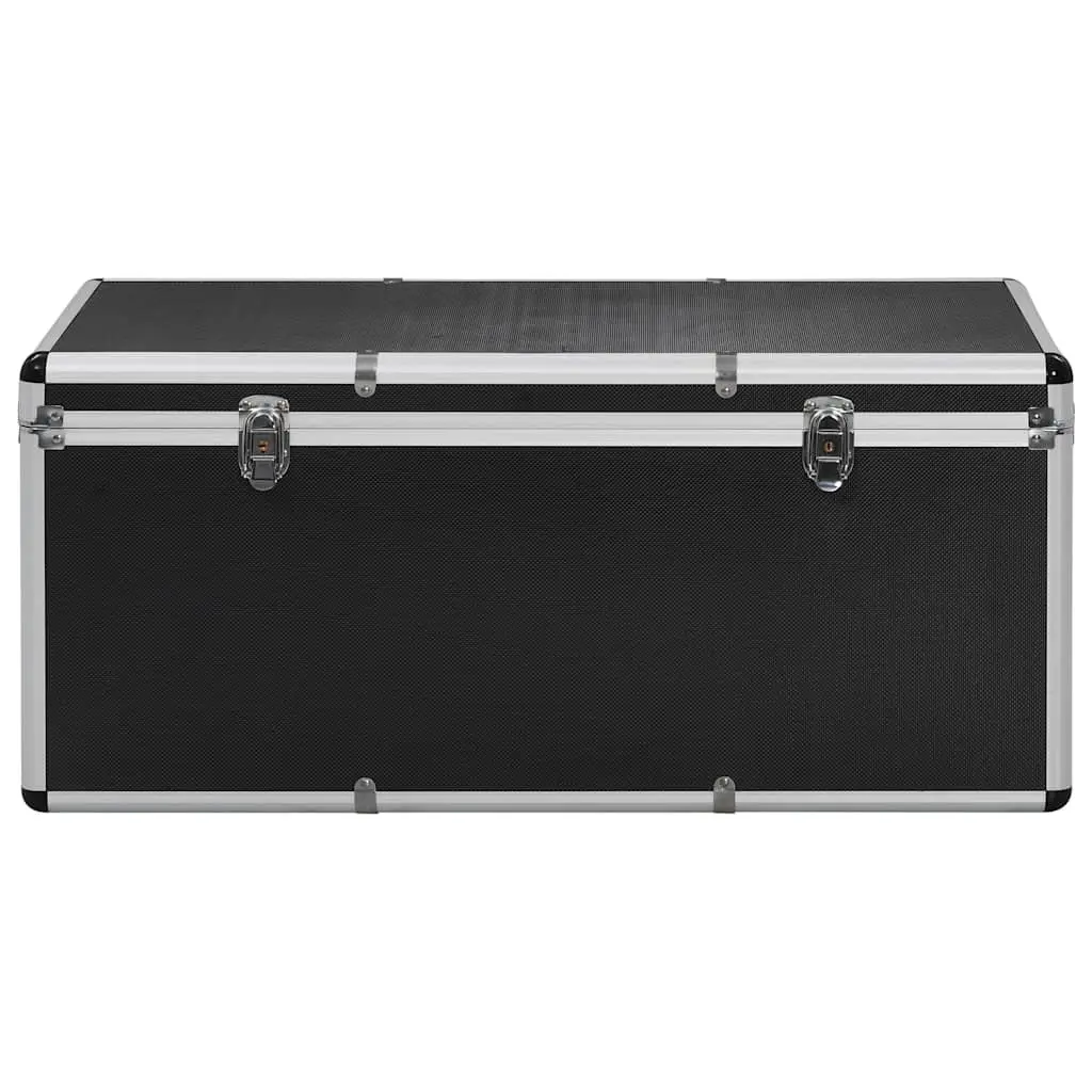 3-Piece Portable Black Aluminium Tool Storage Set