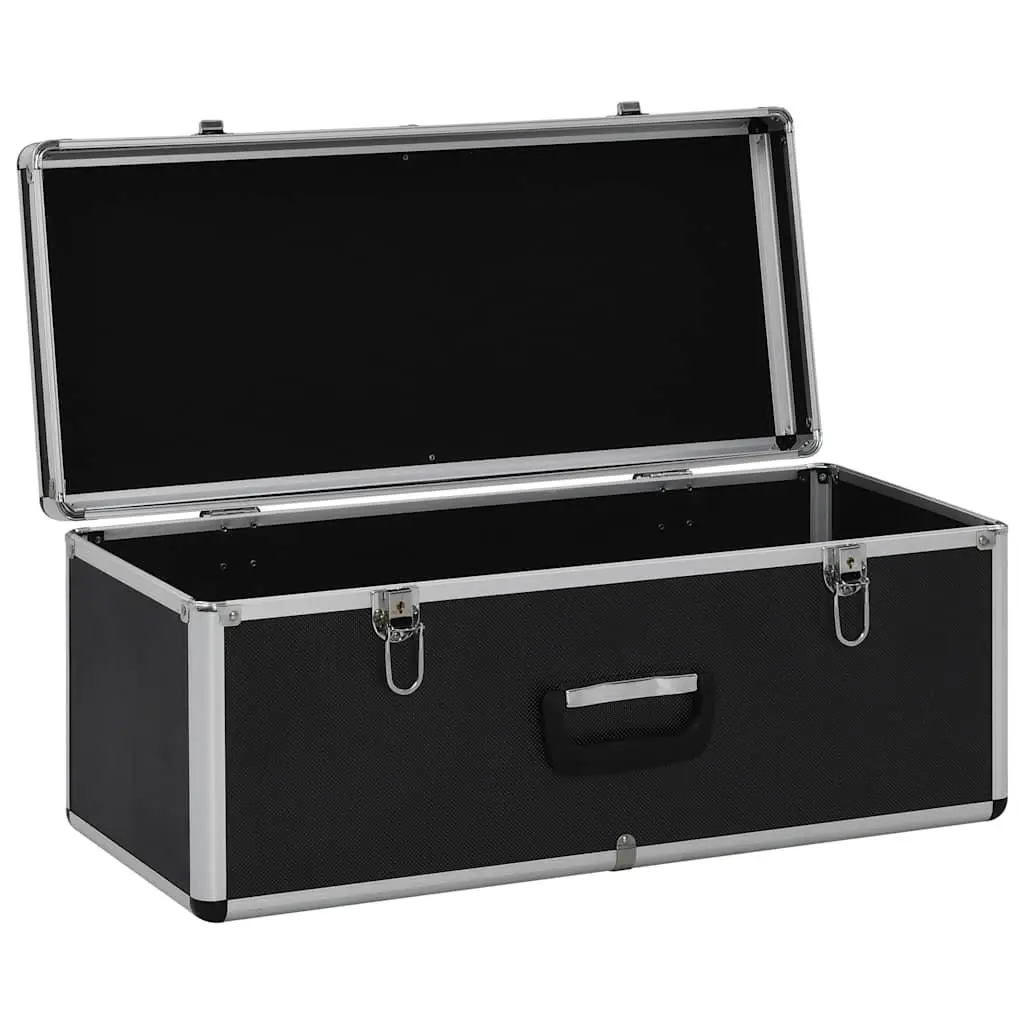 3-Piece Portable Black Aluminium Tool Storage Set