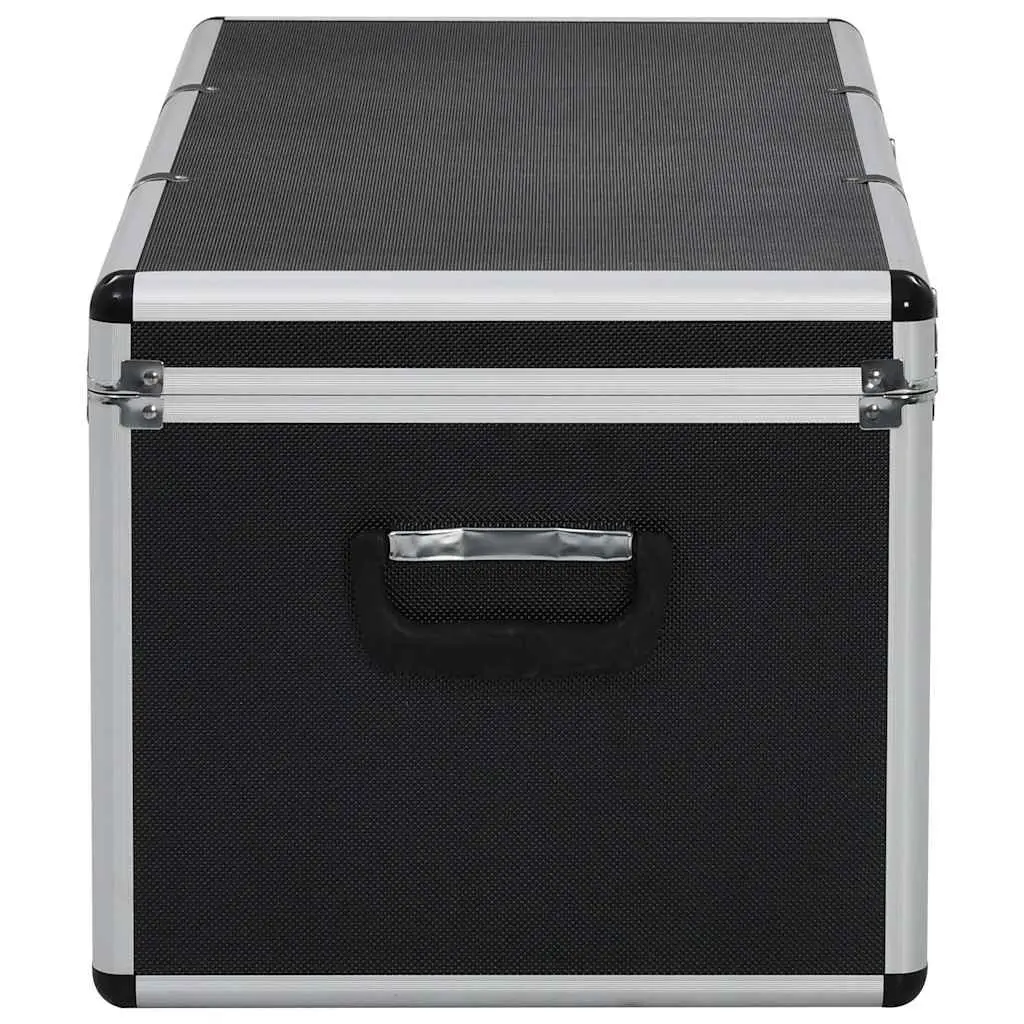 3-Piece Portable Black Aluminium Tool Storage Set