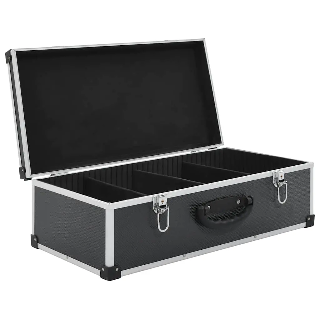 CD Storage Box for 80 Discs with Lock