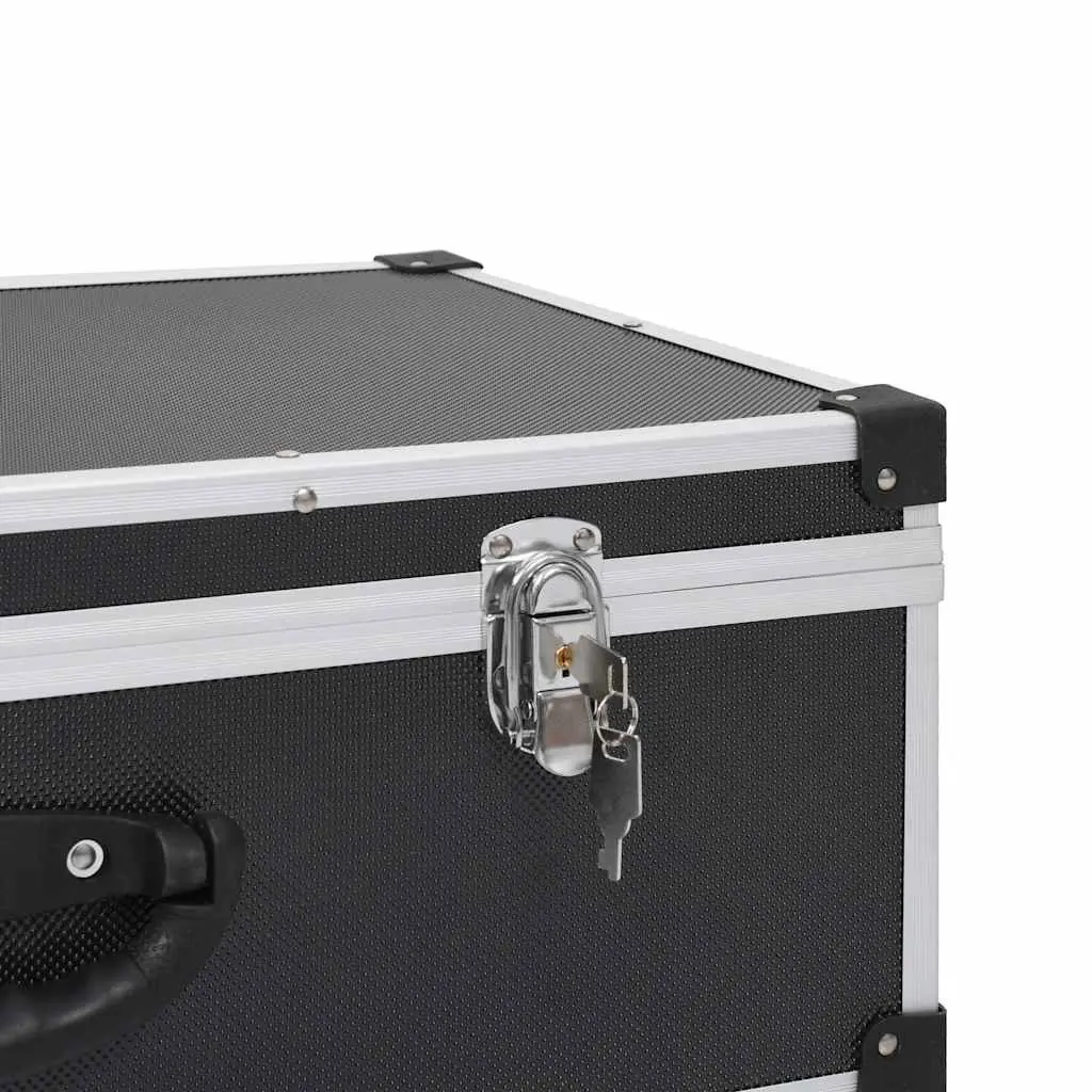 CD Storage Box for 80 Discs with Lock