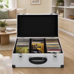 Premium Silver CD Storage Box for 60 Discs