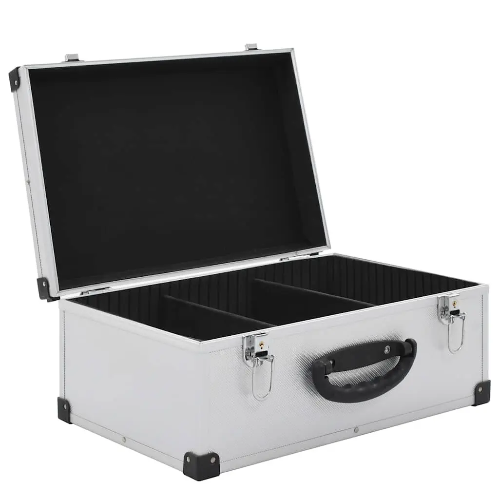 Silver CD Storage Box for 60 Discs