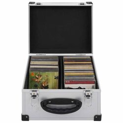 Durable CD Case Organiser for 40 CDs with Lock