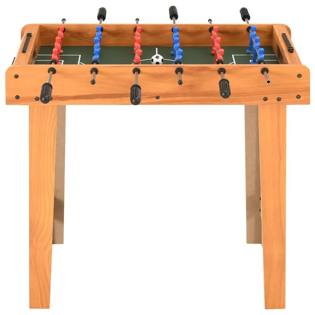 Foosball Table Brown 69x37x62cm Mini Football Game Room Indoor Sport