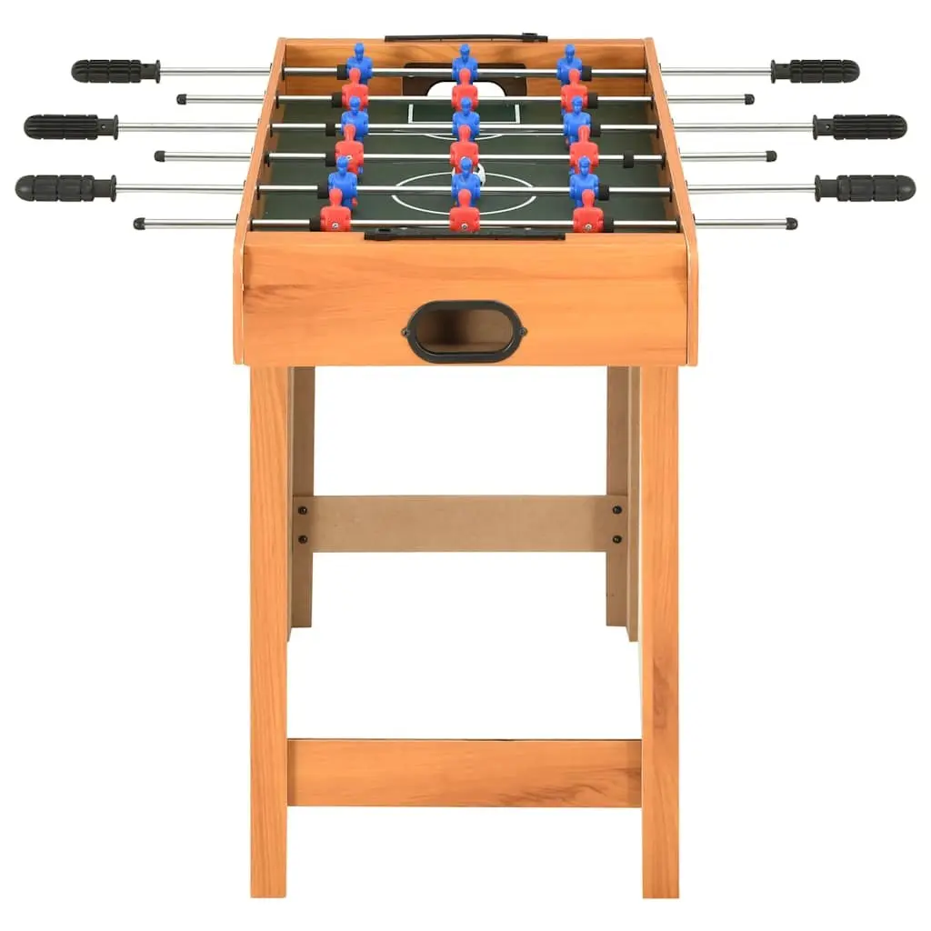 Foosball Table Brown 69x37x62cm Mini Football Game Room Indoor Sport