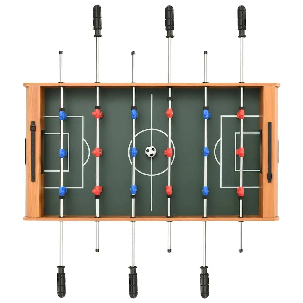 Foosball Table Brown 69x37x62cm Mini Football Game Room Indoor Sport