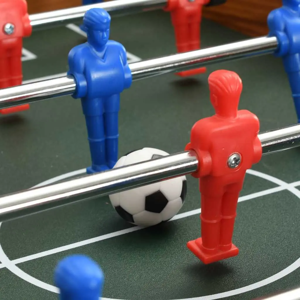 Foosball Table Brown 69x37x62cm Mini Football Game Room Indoor Sport