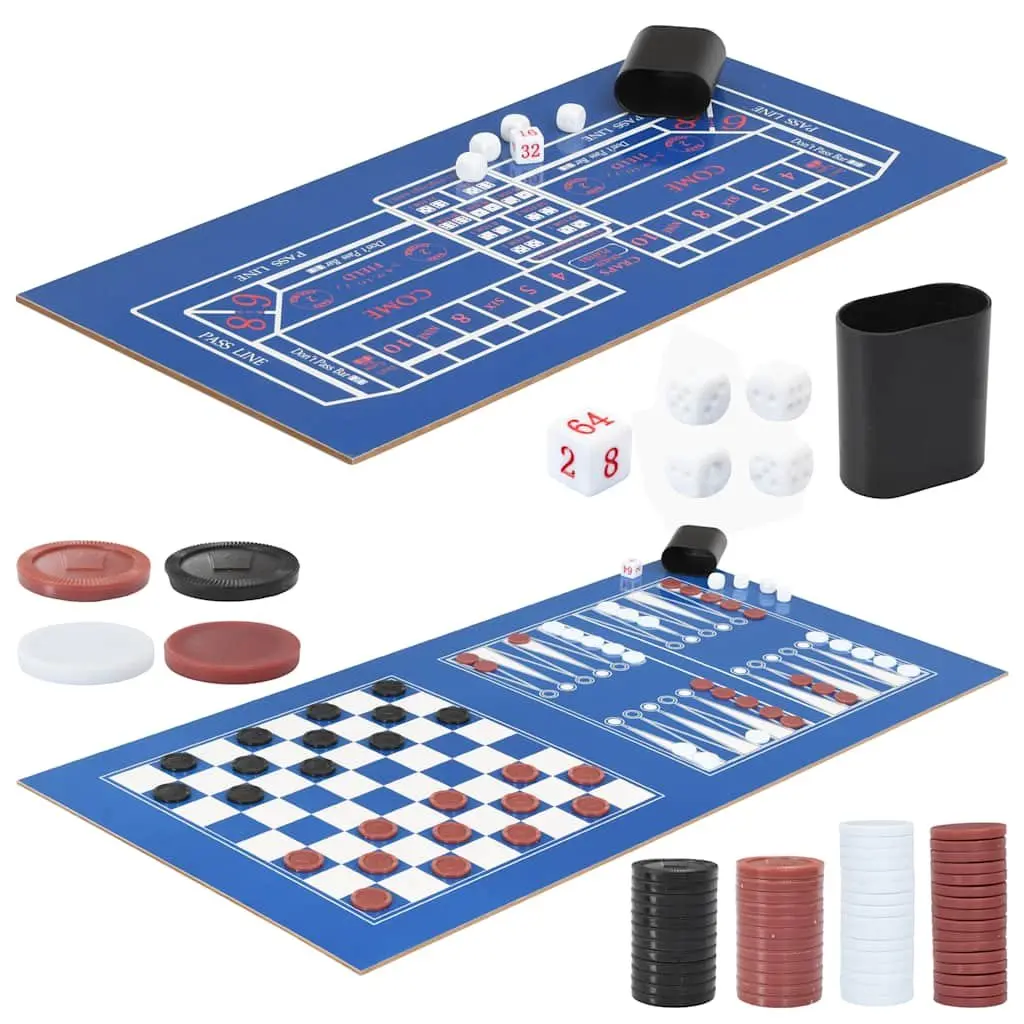 15-in-1 Multi Game Table with 15 Classic Games