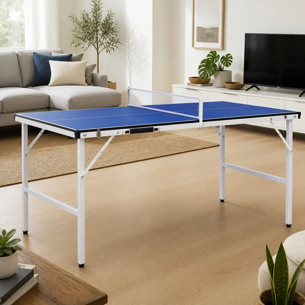 5ft Portable Ping Pong Table for Indoor Use