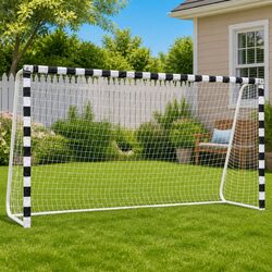 High-Quality Metal Soccer Goal for Kids and Adults