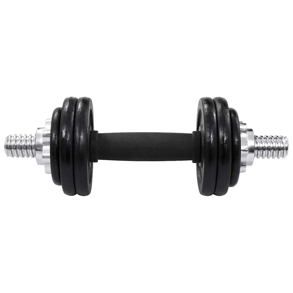 Dumbbell Set Cast Iron 15kg Black