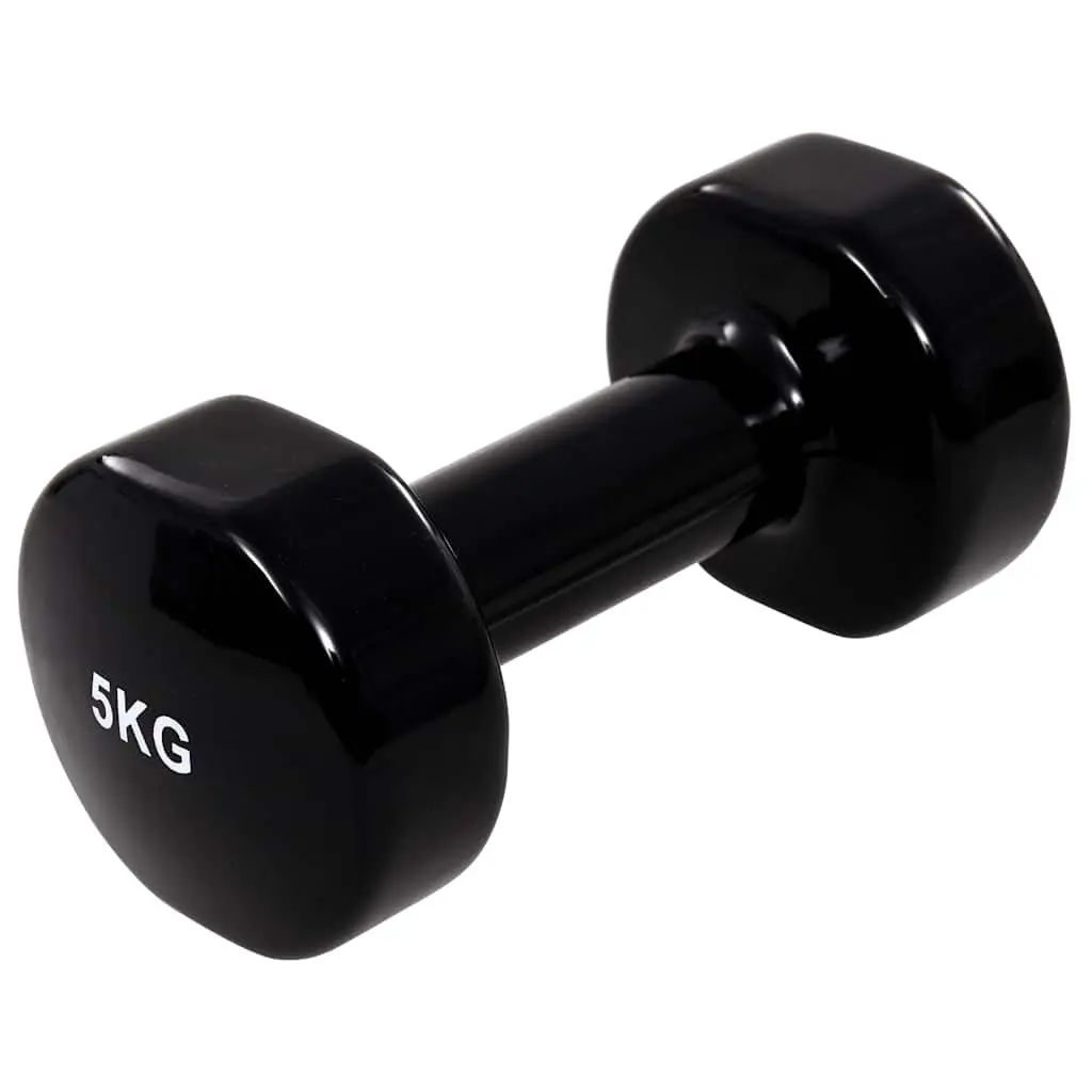 Cast Iron Dumbbell Pair 5kg Green