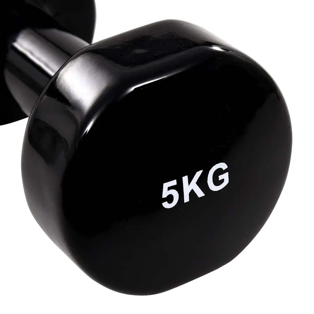 Cast Iron Dumbbell Pair 5kg Green