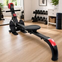 Folding Rowing Machine Adjustable Resistance Home Gym Cardio Exercise Equipment