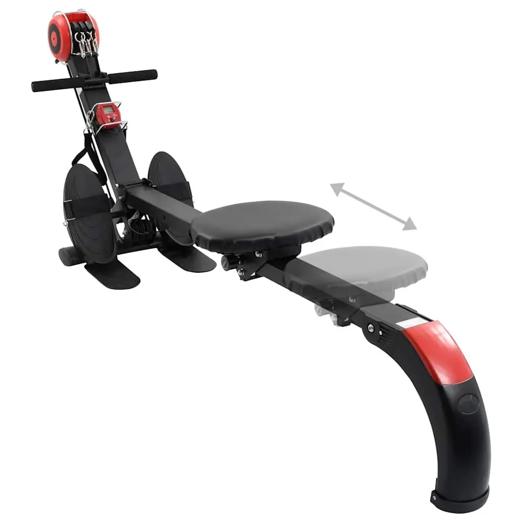 Folding Rowing Machine with Adjustable Resistance