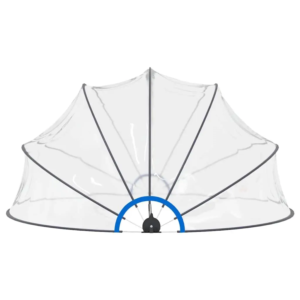 Pool Dome 440x220 cm with Transparent Cover