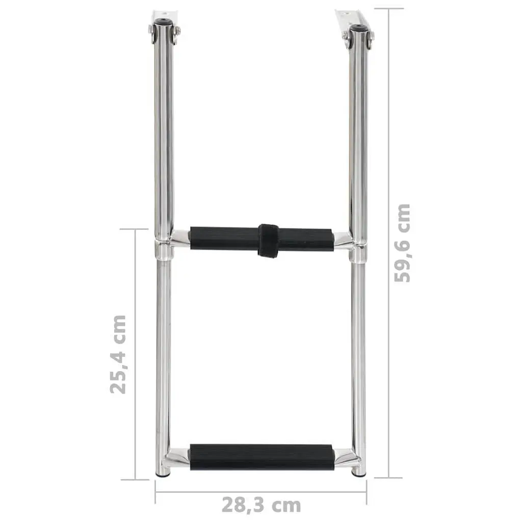 Telescopic Folding Ladder for Pools and Boats