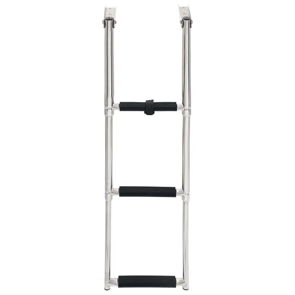3-Step Telescopic Folding Ladder for Pools and Boats