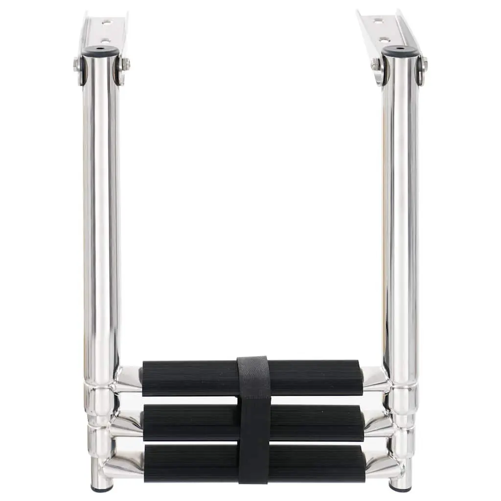 3-Step Telescopic Folding Ladder for Pools and Boats