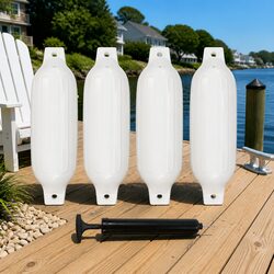 High-Quality Boat Fenders 4 Pcs Inflatable Mooring Protection