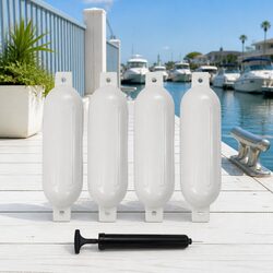 High-Quality Inflatable Boat Fenders 4 pcs 51x14 cm