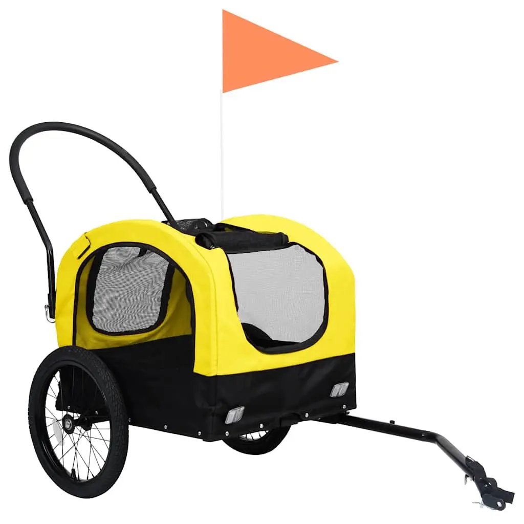 2-in-1 Pet Bike Trailer and Jogging Stroller