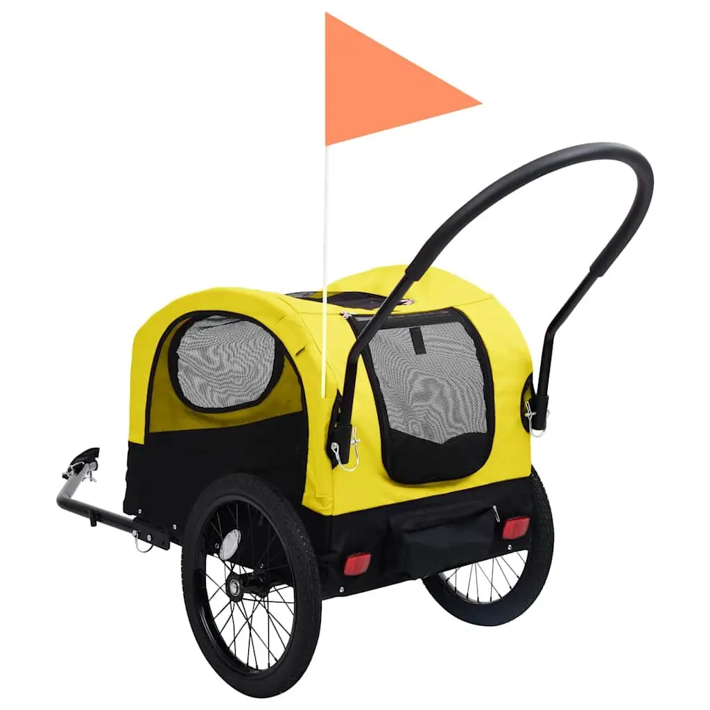 2-in-1 Pet Bike Trailer and Jogging Stroller