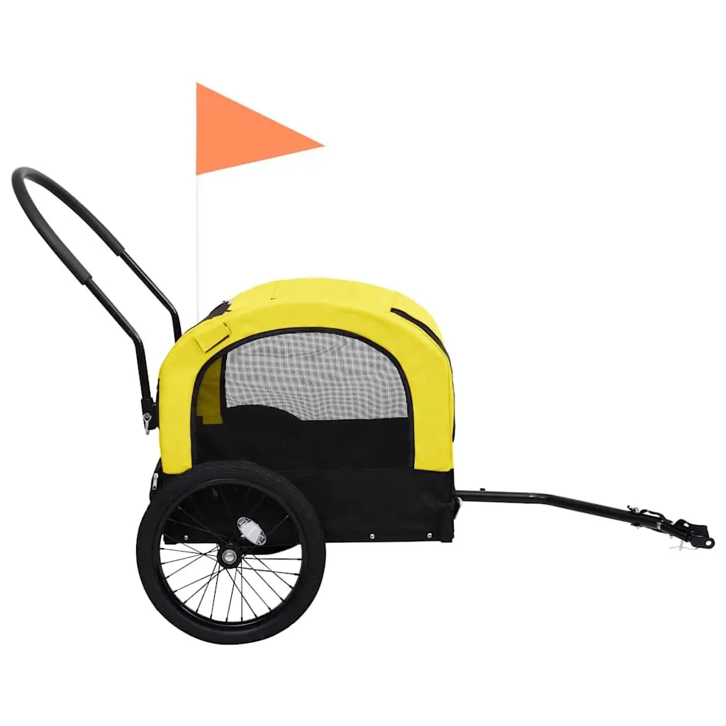 2-in-1 Pet Bike Trailer and Jogging Stroller