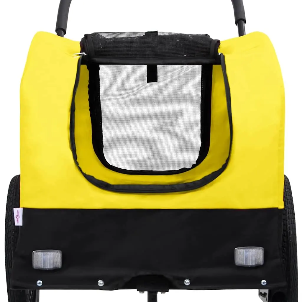 2-in-1 Pet Bike Trailer and Jogging Stroller
