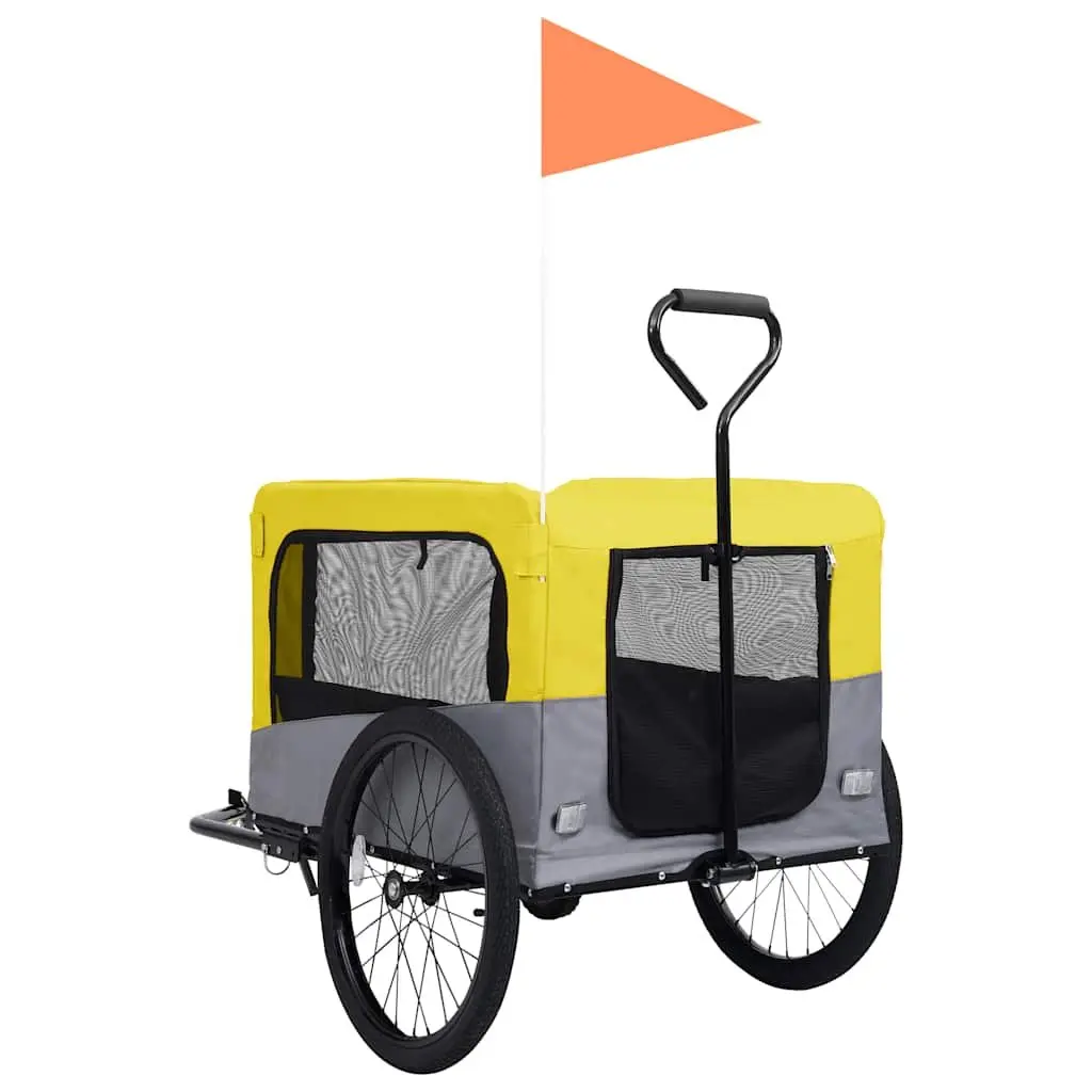 2-in-1 Pet Bike Trailer and Jogging Stroller