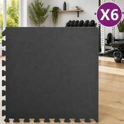 High-Quality Interlocking Exercise Mats - 6 pcs Set