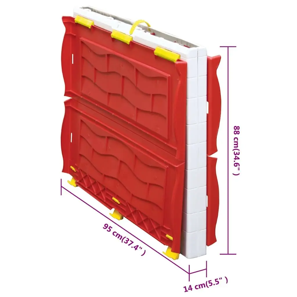 Multicolour Cottage-Style Kids Foldable Playhouse