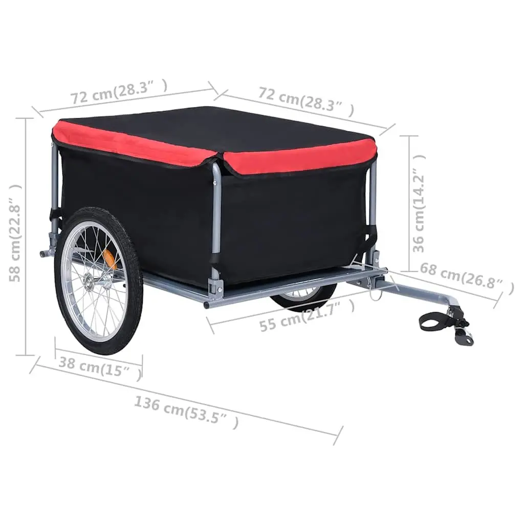 Bike Trailer with 65kg Load Capacity