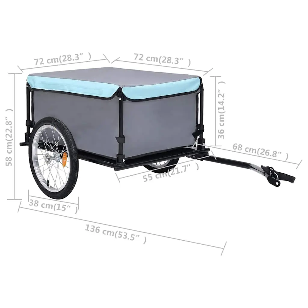 Bicycle Trailer with 65kg Load Capacity