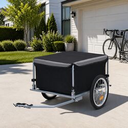 Heavy-Duty Bike Trailer with 65kg Capacity