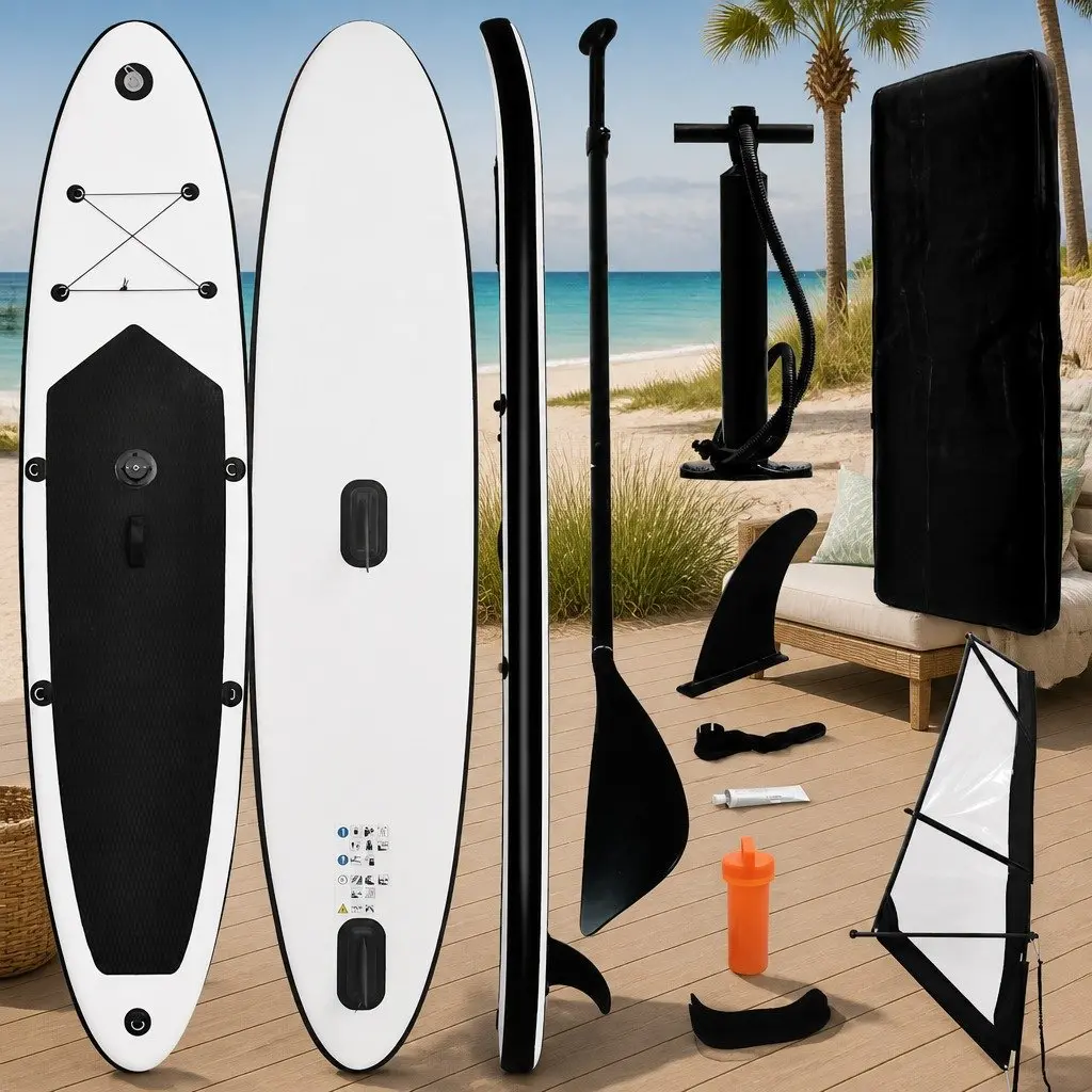 Inflatable Paddleboard with Sail for Adults