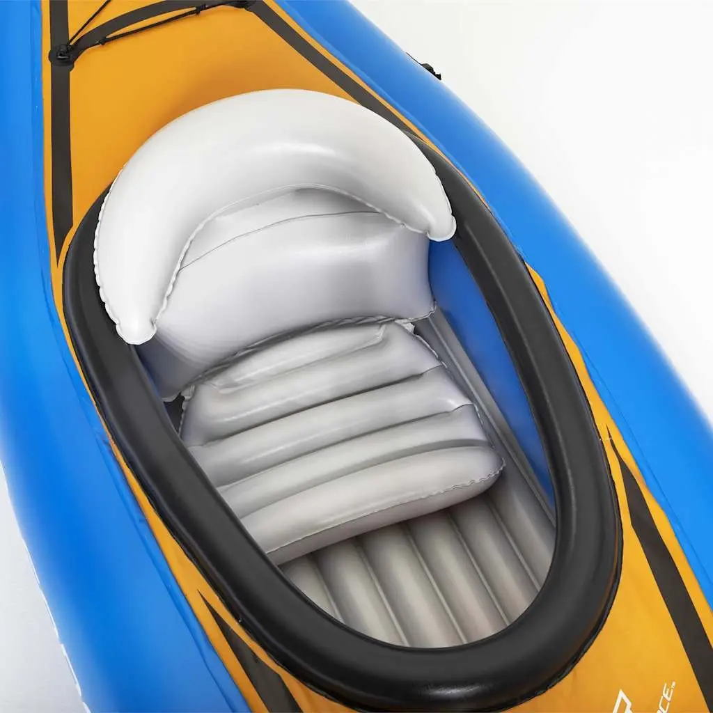 Inflatable Kayak Heavy Duty PVC 1 Person Multicolour