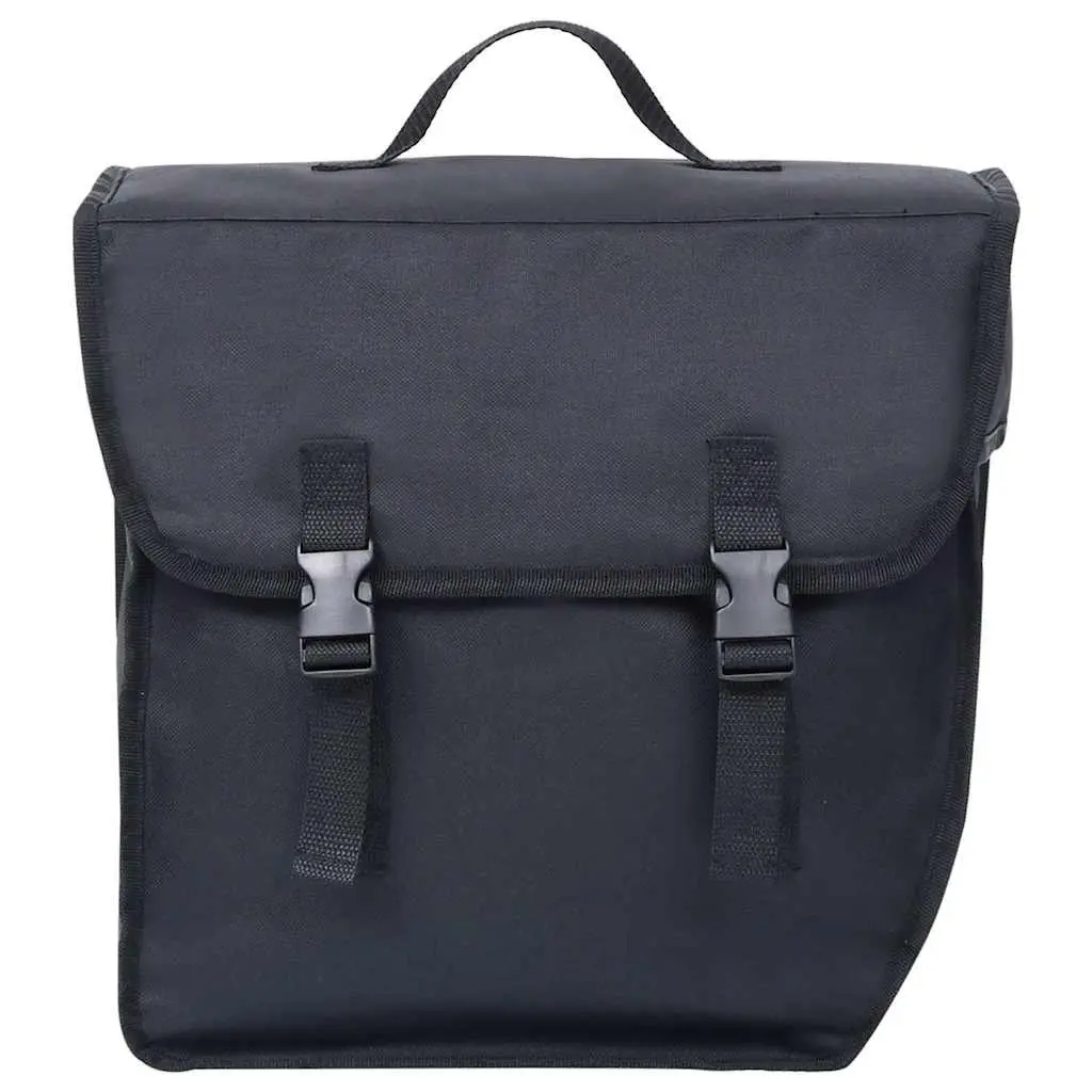 Bicycle Pannier Bag 21L Waterproof 600D Polyester Black